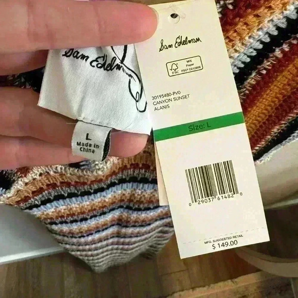 Sam Edelman Alanis Crochet Dress Size L - Picture 5 of 6